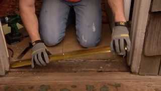 How to Install a Standard Door Threshold [upl. by Ardenia]