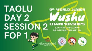 9th World Junior Wushu Championships Day 2  FOP1 Taolu Afternoon Session [upl. by Essirahs]