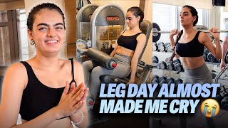 Another Workout Vlog Leg Day Struggles with My Trainer 🦵💪 RuhaanikaDhawannOfficial [upl. by Wengert]