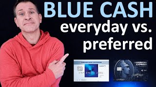 Blue Cash Everyday vs Blue Cash Preferred  Which American Express Cash Back Credit Card To Choose [upl. by Sirob]