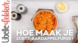 Hoe maak je zoeteaardappelpuree [upl. by Wolf]