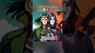 💀Marvel Matching With Naruto Characters  shorts ai marvel naruto spiderman madara itachi [upl. by Gallager119]