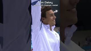 Tom Daley wins a 5th olympics medal athlete [upl. by Namso]