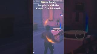 Fortnite Doctor Slone Quest Escape Lonely Labyrinth with the Kinetic Ore Schematic [upl. by Ahsya40]