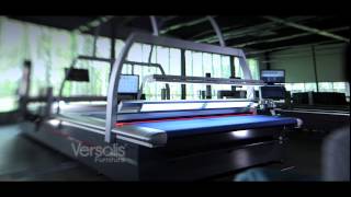 Lectra Leather Cutting Machine Versalis ® [upl. by Eusadnilem985]