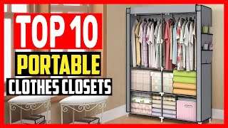 ✅ Top 10 Best Portable Clothes Closets of 2024 [upl. by Leahicm]