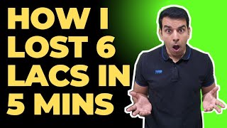 How I lost 6 lacs in 5 Mins  Nifty Trading  Currency Trading  Algo Trading [upl. by Nosnej546]