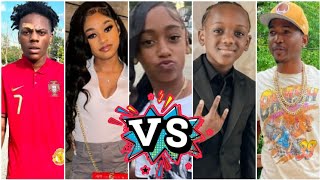 Reggie Washington VS IShowSpeed VS Super Siah VS Bad Kid Macei VS Jayah OfficialTsquadTV [upl. by Calderon]