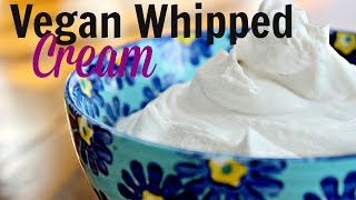 How To Vegan Whipped Cream  Healthy Tip Tuesday [upl. by Ezra]