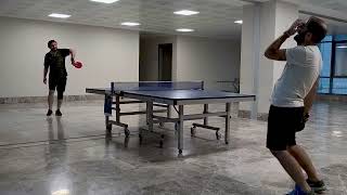 Penhold vs Shakehand  Friendly Match wHasan Highlights 3 tabletennis penholder pingpong [upl. by Nihsfa525]