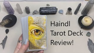 Haindl Tarot  Tarot Deck Review [upl. by Novihc]