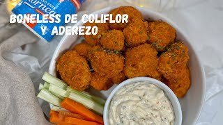 Botanas para superbowl Boneless de coliflor en air fryer Casanova Cooks [upl. by Names552]