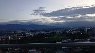 San Jose Costa Rica sunrise rise time lapse from A Nunciatra Rohrmoser [upl. by Eannej]