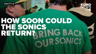 Seattle mayor feels very good about return of Sonics NBA in near future [upl. by Enidan]