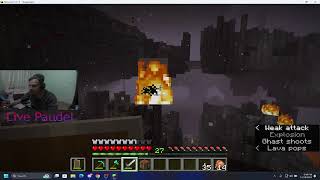 Finally gonna beat Minecraft today Day 2 Nether [upl. by Gaut]