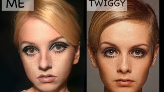 Twiggy Makeup Transformation [upl. by Anos]