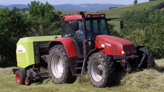 Fin des Foins 2021  IH 844SB  Claas Arion 420  CAT TH 470  Case IH CS 120 [upl. by Notlit]