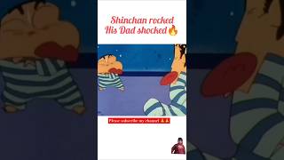 Shinchan rocks his dad shocked 🔥😳🥰shinchancartoon shivansh [upl. by Ahseinar653]