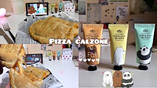 We bare bears pizza calzone recipe • بيتزا كالزون الدببة الثلاثة🍕🍕 [upl. by Laurie]