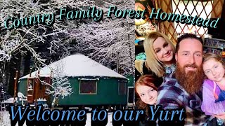 Welcome To Our Off The Grid Yurt Homestead Up In The Forests Of The Oregon Mountains Complete Build [upl. by Oribella]