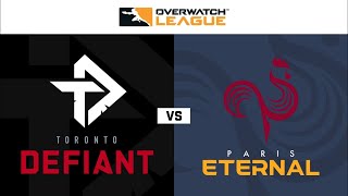 Overwatch  Full Match Toronto Defiant vs Paris Eternal  OWL 2020 Season Opening Weekend  Day 1 [upl. by Nalro]