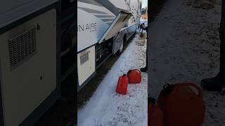 How we power our motorhome nomadically during cold cloudy months in Toronto Canada rv [upl. by Linnea]