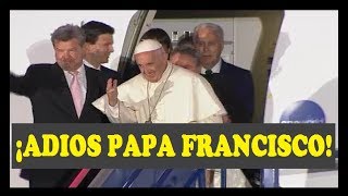 ¡ADIOS PAPA DESPEDIDA DEL PAPA FRANCISCO DEL PERU [upl. by Aerdna631]