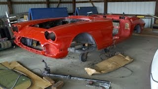 1962 Corvette Fuelie Restoration In Progress Thorpes Corvette Restoration [upl. by Mirabel]