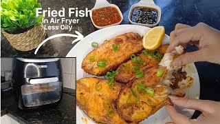 Fried Fish  In Air Fryer  Less Oily [upl. by Sitruk413]