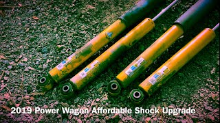 2019 Power Wagon Suspension Shocks Upgrade [upl. by Gable]