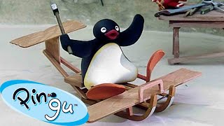 Pingu Becomes a Pilot 🐧  Pingu  Official Channel  Cartoons For Kids [upl. by Angel]