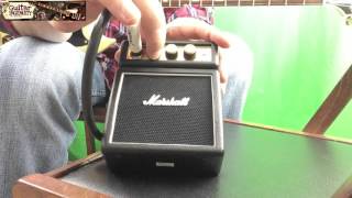 Marshall MS2 Micro Amp Review  Demoing the Marshall MS2 Mini Amp [upl. by Eicram621]