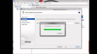 How to update Citrix XenServer 55 with Update  Hotfix tutorial [upl. by Etireuqram]