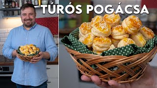 Túrós pogácsa  Mindmegettehu [upl. by Aserahs]