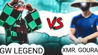 GW LEGEND 🇮🇳 VS XMR GOURAB 🇮🇳 1 VS 1 Most demandable custom gameplay 🥵 [upl. by Adiazteb]