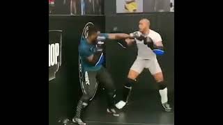 Francis Ngannou sparring Ciryl Gane [upl. by Votaw]