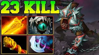 23 Kills Lifestealer  LifeStealer Dota 2 Hard Carry Guide Pro Gameplay Safelane Jungle Build 735 [upl. by Scheer]