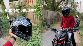 Best budget helmet for beginner Riders  Yamaha MT 15 [upl. by Noelopan]