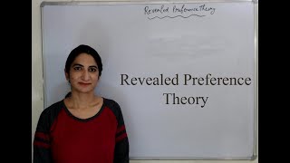 Revealed Preference Theory [upl. by Rik]