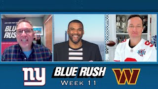 Giants heading into Commanders rematch as big underdogs  Blue Rush Preview [upl. by Eseuqcaj18]