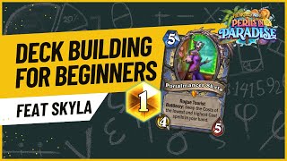 How to build a good deck in Hearthstone Beginners Guide featuring Portalmancer Skyla [upl. by Ofelia]