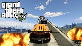 GTA V CARRERA LOCA MEGA RAMPA EMPINADA CARRERA ESTRESANTE FINAL EPICO FUNNY MOMENTS xFaRgAnx [upl. by Kered429]