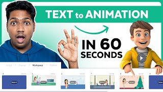 Text to Animation Video using AI Tools for FREE  2024 [upl. by Stella555]