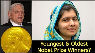 Malala Yousafzai  Who is the Youngest amp Oldest Nobel Prize Winner [upl. by Eclud]