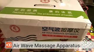 Air Wave Massage Apparatus  Unboxing Legs Massager [upl. by Riegel]