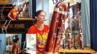 Bassoon quartet a contra two bassoons and a mini bassoon [upl. by Bick125]