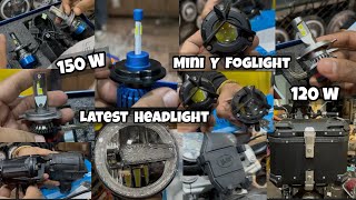 Best Led Headlight Bulbs 🔥 HJG Mini Y Foglight  Best Bike Accessories ✅ [upl. by Hanahs]