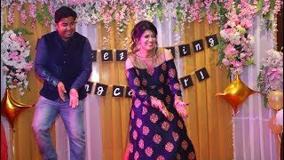 Beautiful 70s Retro Dance by couple on retirement theme party  Couple Dance on Bollywood Songs [upl. by Kurtis]