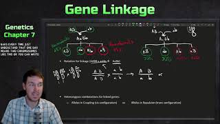 ThreePoint Testcross Example  Genetics [upl. by Enelrahc]