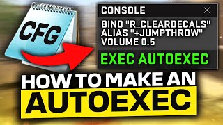 How to Create a Autoexeccfg for CS2  Simple Guide 2024 [upl. by Kerby668]